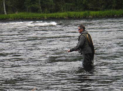 Andrew Barton Fly fishing